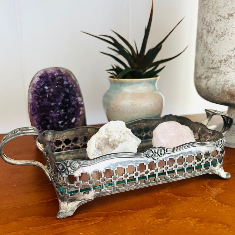 Antique Meriden B. Co. Silver Tray